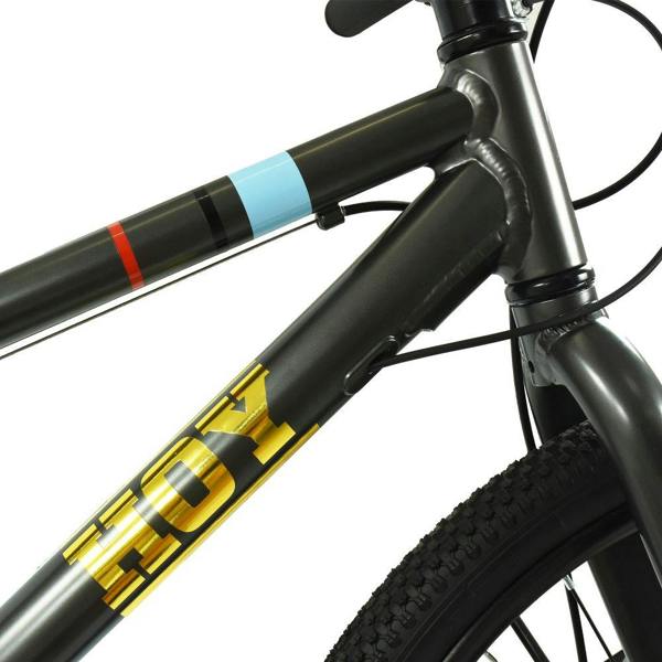 HOY Pentland 24in Kids Bike, 8 Speed - Black/Gold