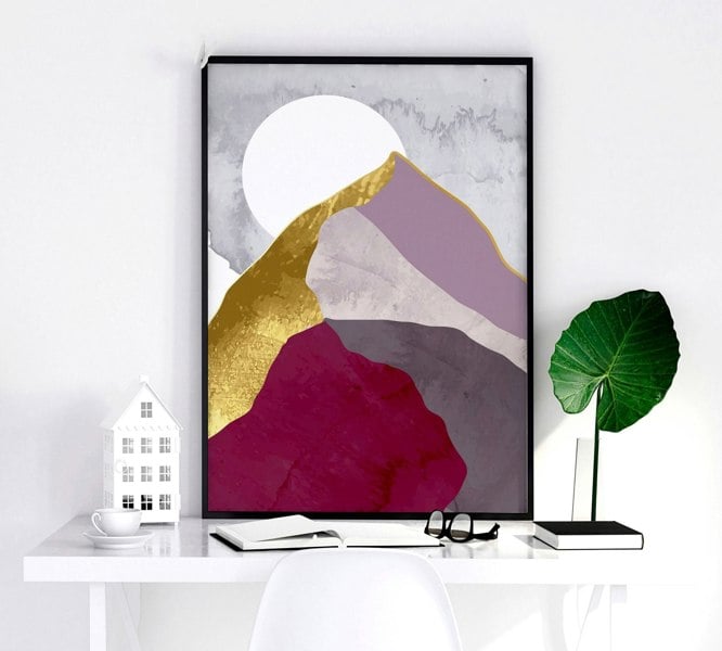 Wall prints living room | set of 3 Scandinavian wall art