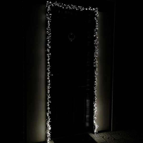 Samuel Alexander 5.5m 880 LED Indoor Outdoor Christmas Door Lights in Warm White