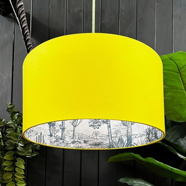 love frankie Wild West silhouette lampshade in petrol