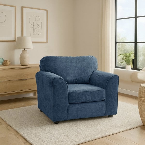 Furnishings For Less Monaco Chenille Fabric Armchair