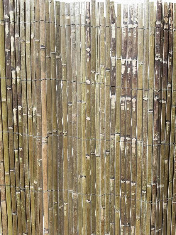 The Garden Marketplace Bamboo Fencing Roll 1.2m Tall x 3.8m Long, Natural Garden Screening Panel on Galvanised Wire, Easy Fix to Fences
