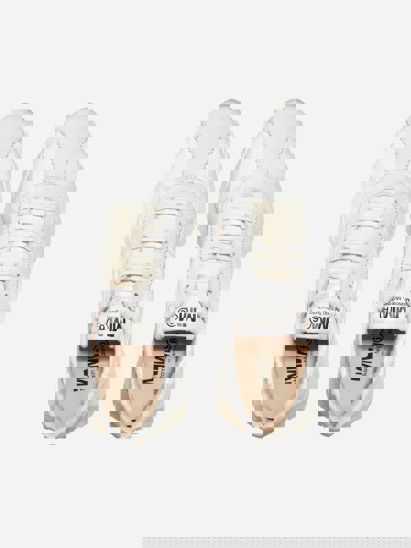 MM6 Maison Margiela Girls Leather Lace Up Trainers