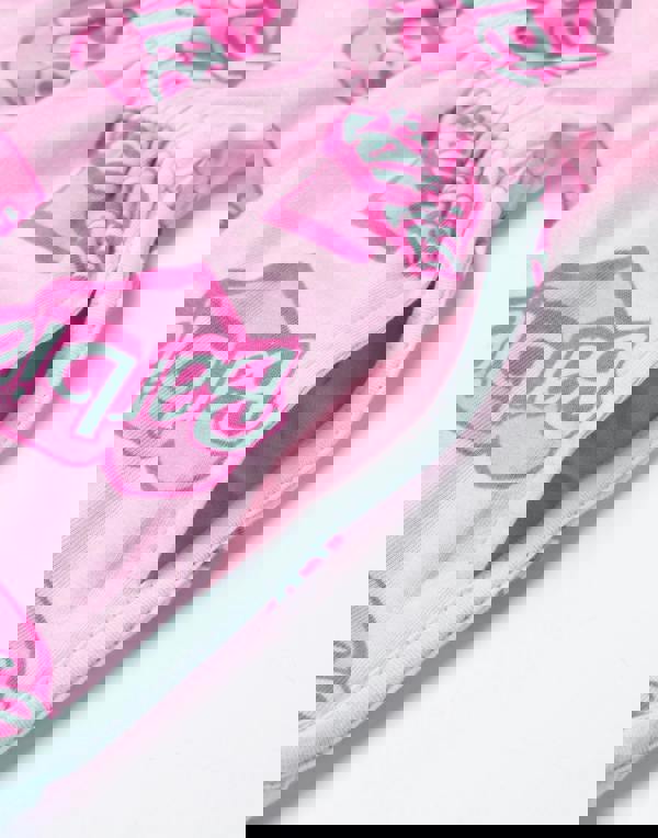 Barbie Girls Pink Heart Logo Sleeveless Playsuit