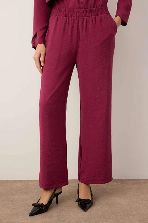 WOVCOR 2-Piece Modal Fabric Woven Top and Bottom Set