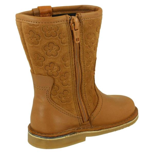 Clarks Girls Clarks Casual Mid Calf Boots Comet Pop