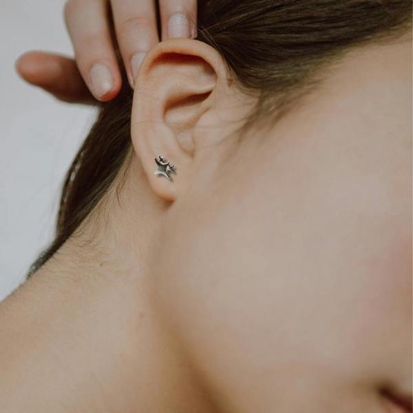 Aye Do Gifts Sparkling Star Silver Stud Earrings