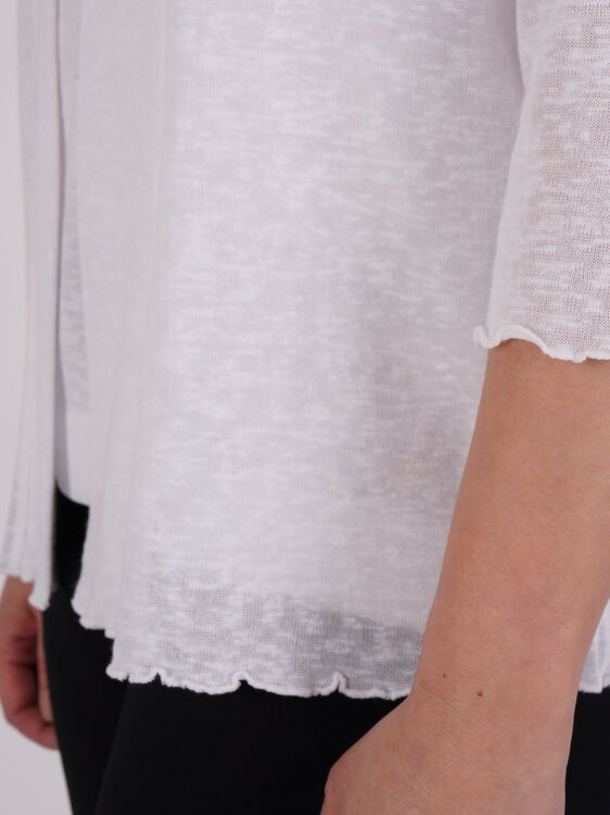 PennyPlain Cardi 3qs - White