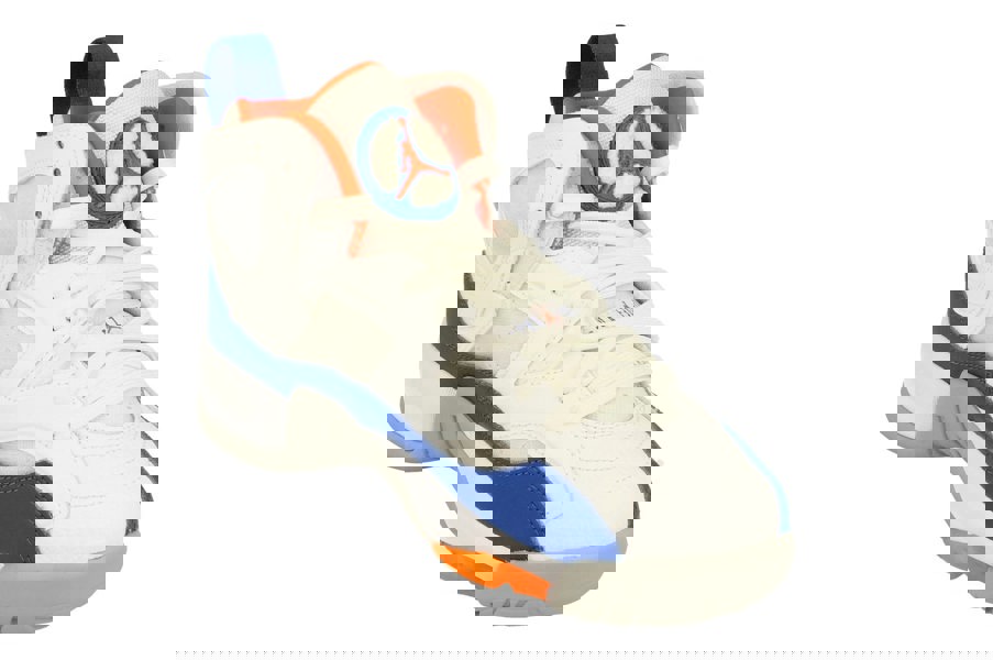 Nike Air Jordan Jumpman Two Trey GS Basketball Trainers Dq8431  148 - White Hyper Royal 148 - Photo 3