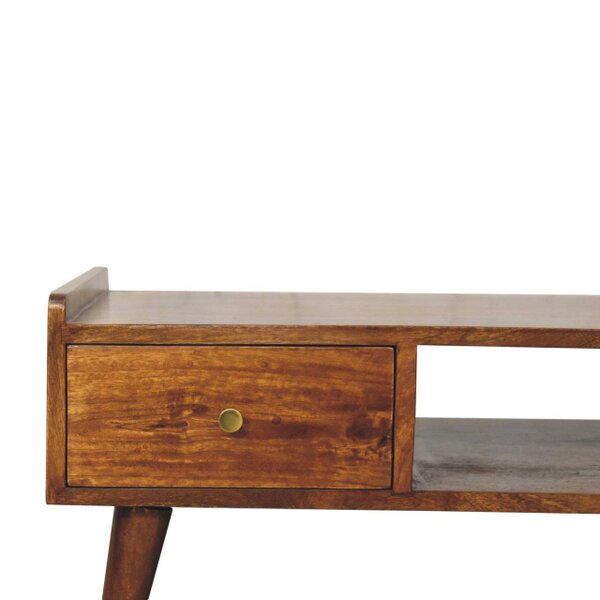 Wyld Haus Volterra Chestnut Elevated Mango Wood TV Media Unit