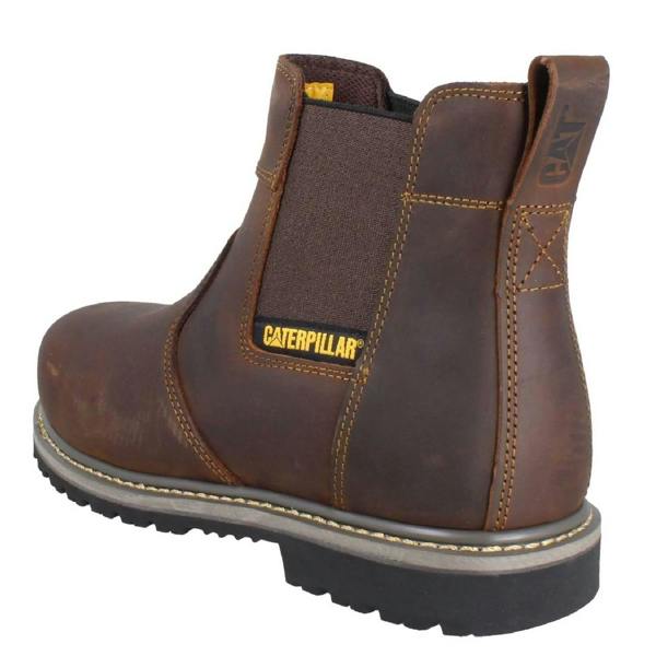 Caterpillar Mens Caterpillar Steel Toe Cap Wide Leather Boots - Power Plant Dealer P725038