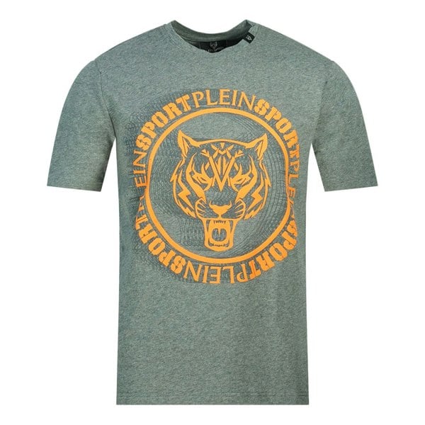 Plein Sport Scribble Layer Logo Grey T-Shirt M