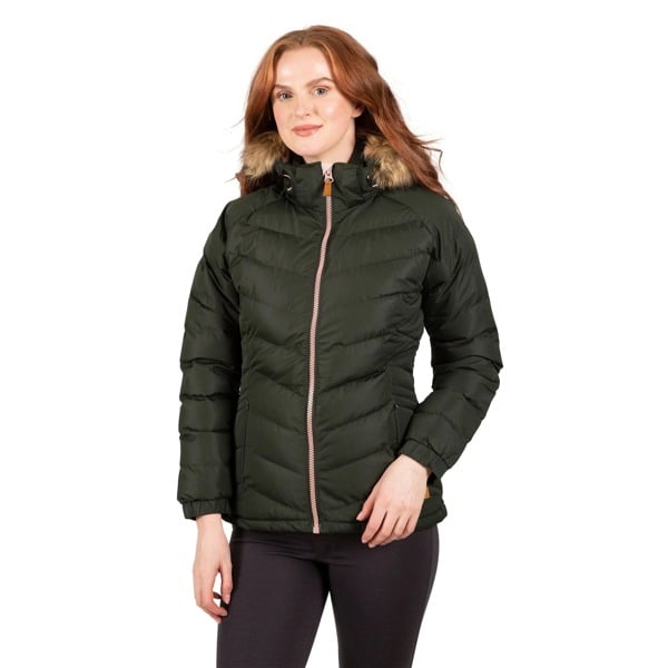 Trespass Women's Nadina Waterproof Padded Jacket - Olive