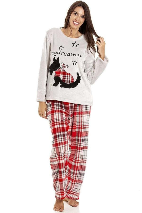 Womens Supersoft Warm Fleece Character Pyjama Sets