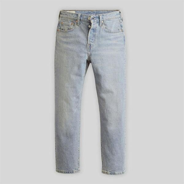 Levis Womens/Ladies 501 Straight Leg Ankle Grazer Jeans - No Rush - 