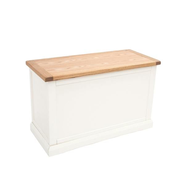 Cabinet Bits Consenza Off White Blanket Box Ottoman