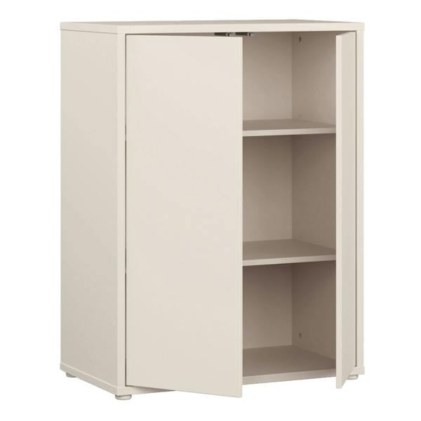 Furniture To Go Alice Springs Tall 2 Door Cupboard with Push-to-Open Doors in Sand