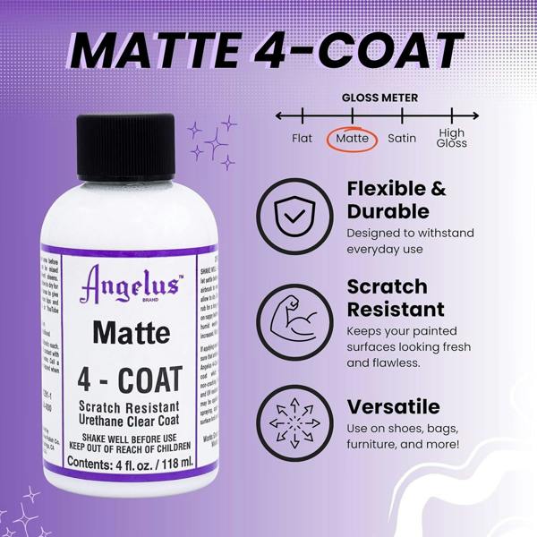 Angelus 4-Coat 902 Matte Finisher - Scratch-Resistant Sealer