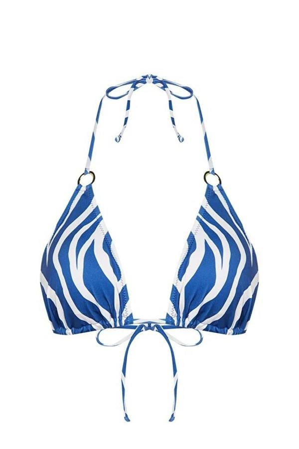 WOVCOR Triangle-Shaped Bikini Top with Accessories