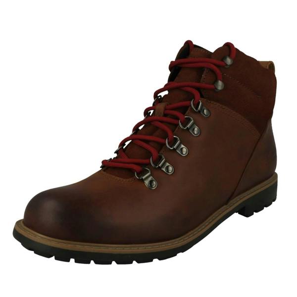 Clarks Mens Clarks Smart Lace Up Waterproof Ankle Boots Westcombe Hi WP