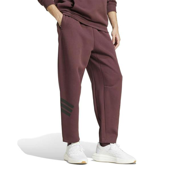 Adidas Mens Future Icons Fleece 3 Stripes Regular Joggers - Ruby Red - 