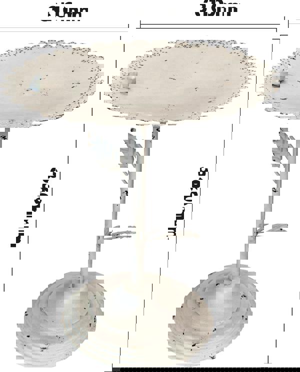 St Helens Ornamental Free Standing, Weather Resistant, Pedestal Style, Easy Assemble Bird Bath