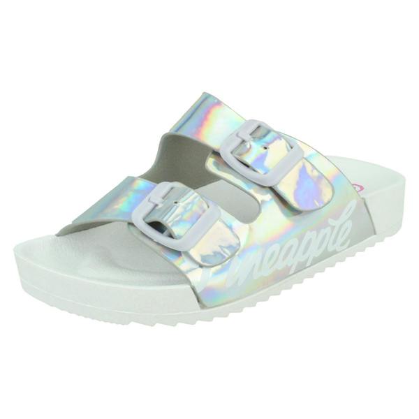 Pineapple Girls Pineapple Hologram Mule Sandals/Sliders H1119