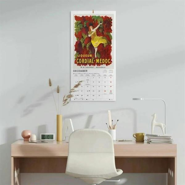 Vintage Advertising Calendar 2027, Wall Calendars, Month To View, Lifestyle, Gift