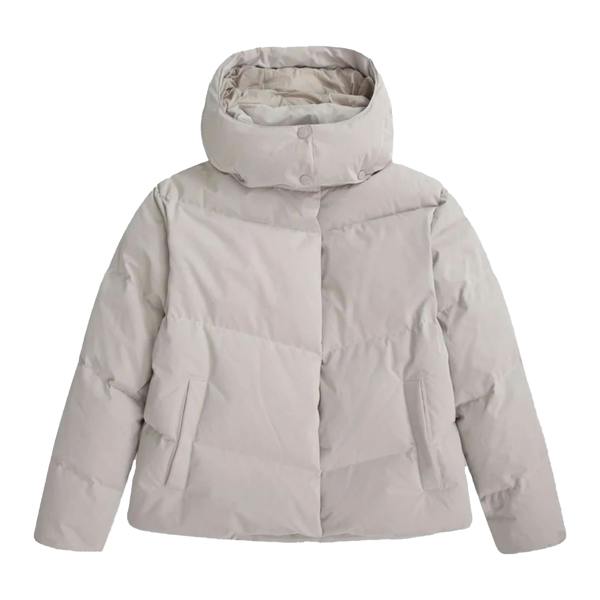 Animal Womens/Ladies Tess Cropped Down Jacket - Cream - 
