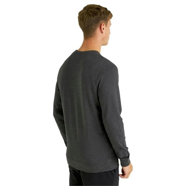 Lyle & Scott Branded Marl Pull-over Jumper - Charcoal