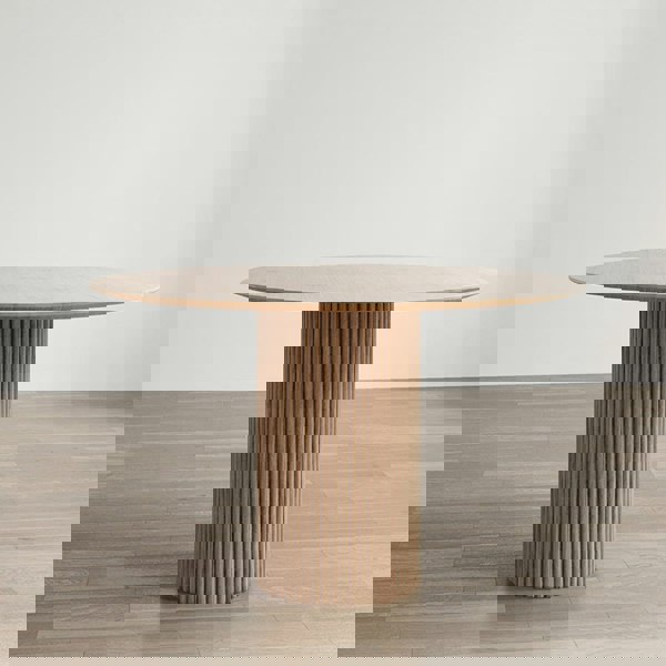 Weilai Concept Ivar Round Dining Table, Oak Or  Walnut