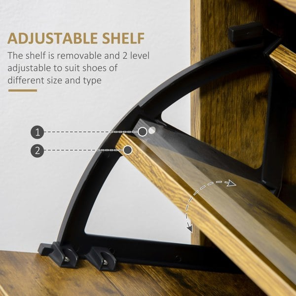 Flip-down Shoe Cabinet