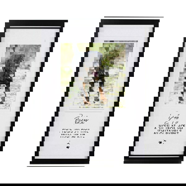 Personalised Memento Company Personalised Pet Photo Upload Black Framed Print