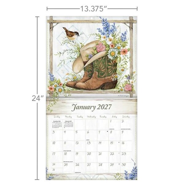 Susan Winget, Rosewood Ranch Deluxe Calendar 2027, Deluxe Calendars, Month To View, Animals, Gift