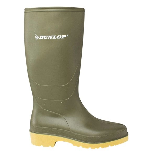 Dunlop Childrens/Kids Dull Wellies - Green