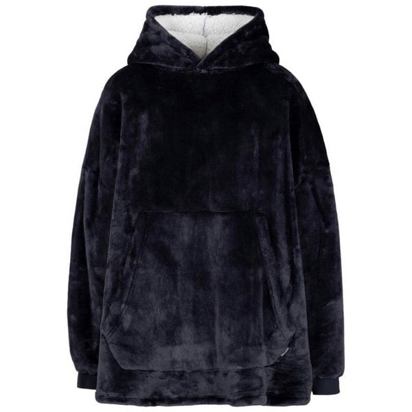 Trespass Unisex Adult Cosiness Oversized Hoodie Blanket - Navy