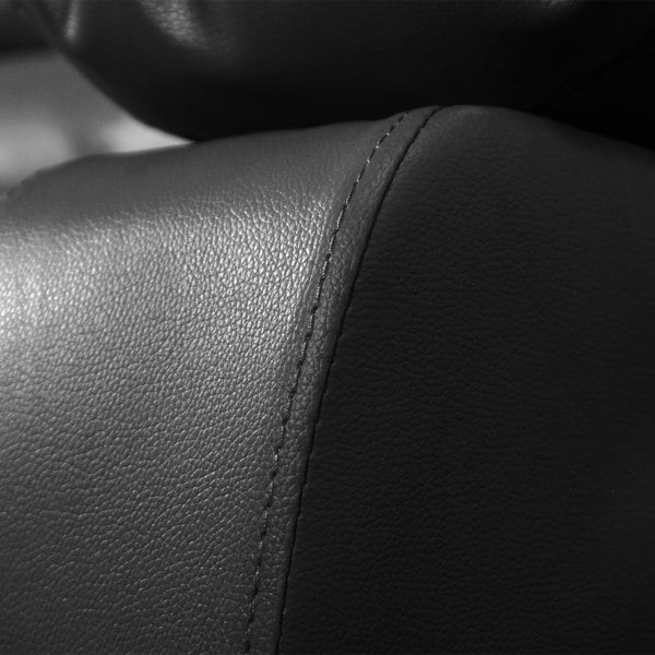 Furnishings For Less Leather 5 Seater Reclining Corner Sofa + Drinks Tray