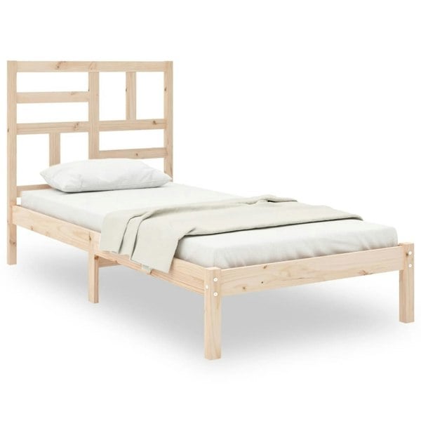 Berkfield Bed Frame Solid Wood 100x200 cm