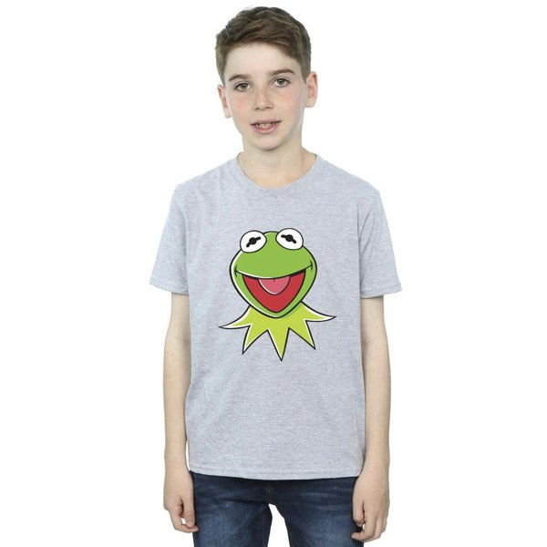 Disney Boys Muppets Kermit Head T-Shirt - Sports Grey