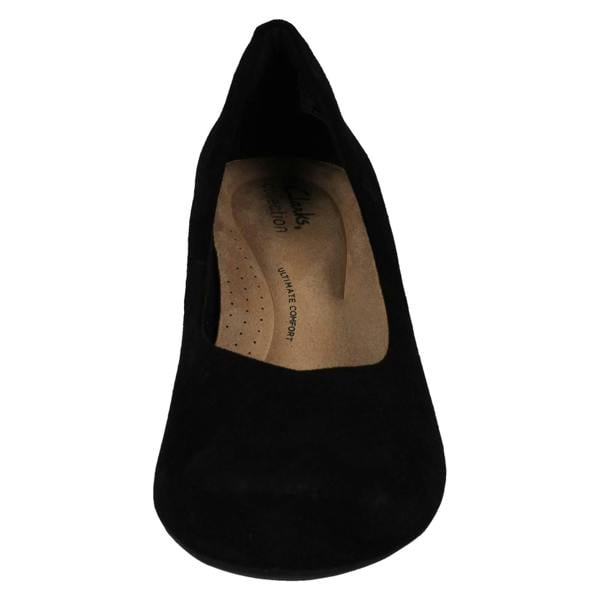 Clarks Ladies Clarks Wedge Heeled Court Shoes Flores Tulip