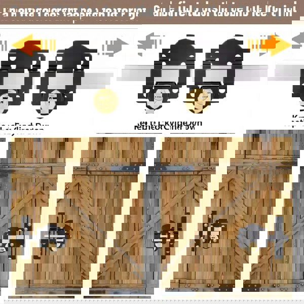 Havendro Security Garden Shed Gate Lock Long Throw Locking Double Locking 50mm & 70mm UK