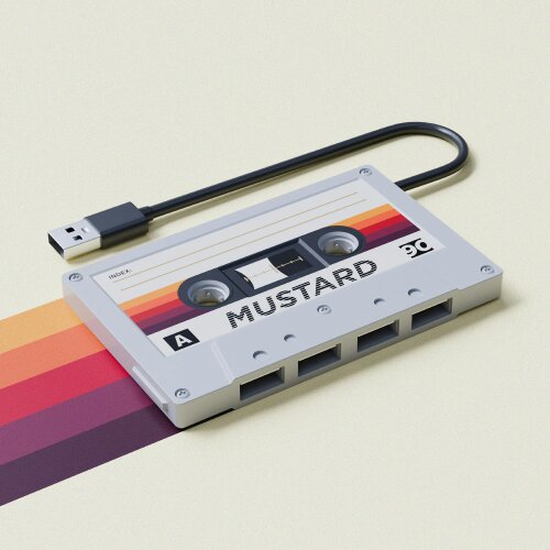 Love Frankie Retro Cassette Deck USB hub