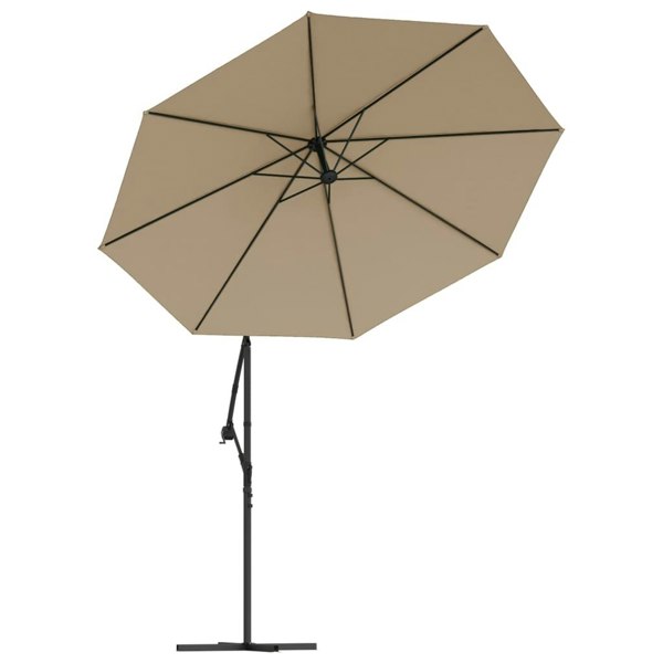 Berkfield Replacement Fabric for Cantilever Umbrella Taupe 350 cm