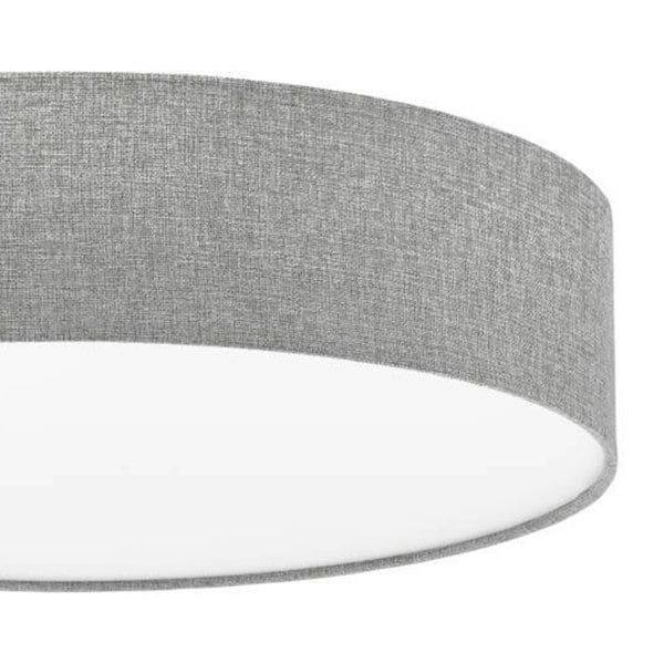 EGLO Pasteri Grey Fabric Ceiling Light