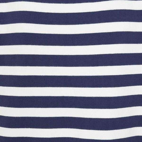 Lazy Jacks LJ131S - Ladies Striped Crew Neck Sweatshirt - Twilight