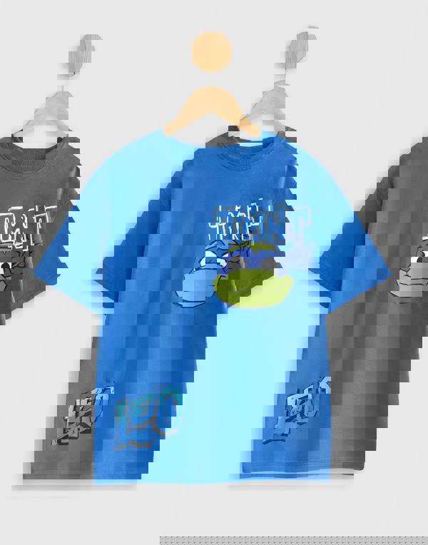 Teenage Mutant Ninja Turtles Boys Blue Leo Short Sleeved T-Shirt