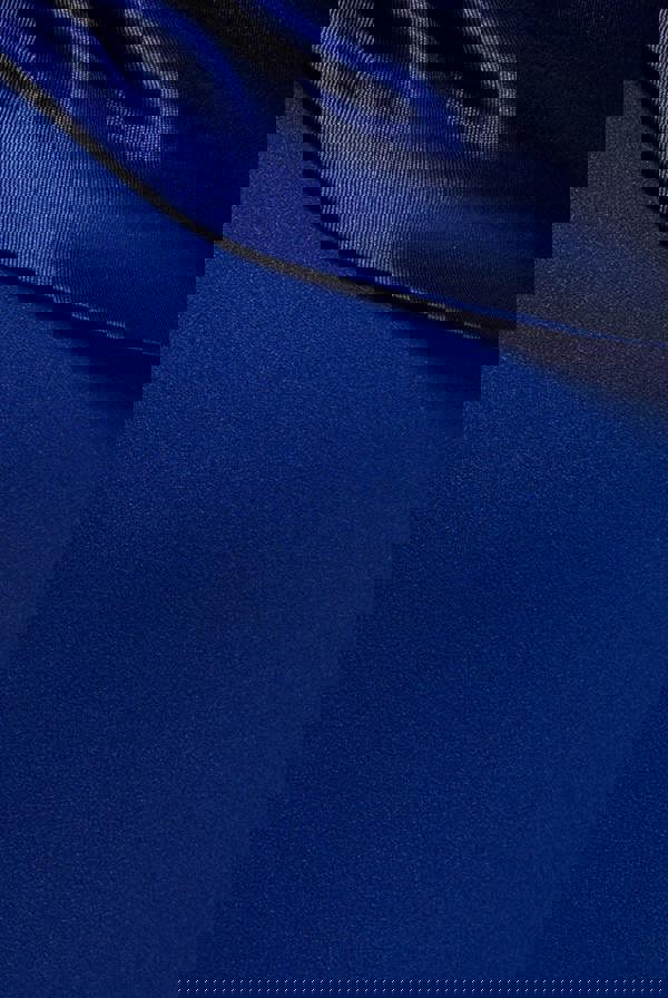 Satin Twist One Shoulder Maxi Dress - Royal Blue DR4576QZ