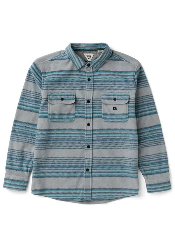 Vissla Eco-Zy LS Polar Flannel - storm grey