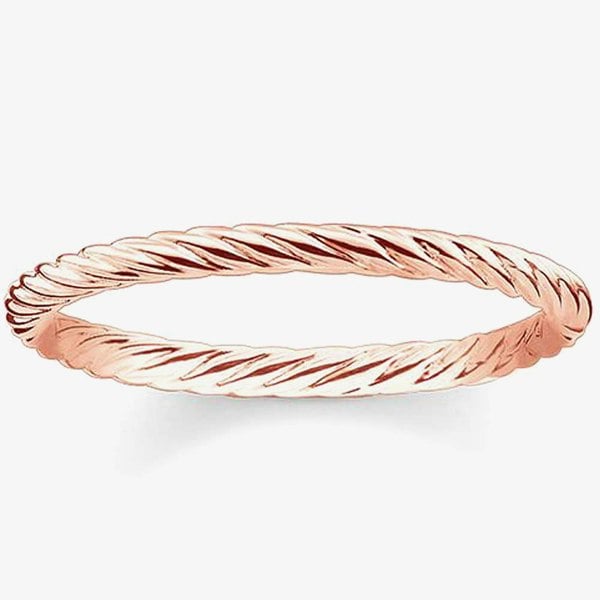 THOMAS SABO Ladies Glam And Soul Rose Gold Ring TR2121-415-12