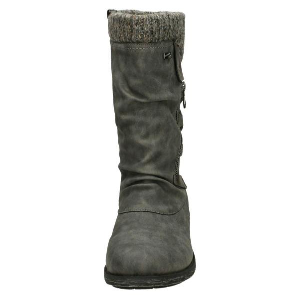 Remonte Ladies Remonte Calf High Lambswool Lined Casual Boots D8070